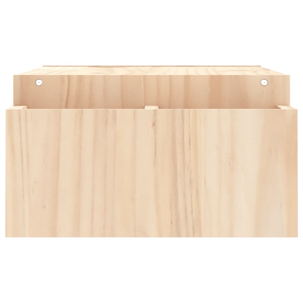 Monitorstandaard 100x27,5x15 cm massief grenenhout is nu te koop bij PeponiXL, paradijselijk wonen!