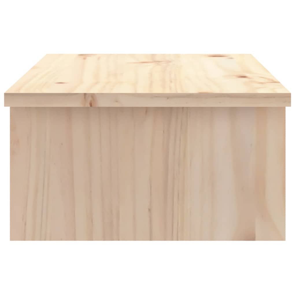Monitorstandaard 50x27x15 cm massief grenenhout
