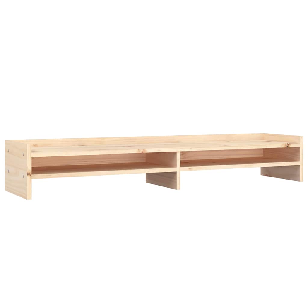 Monitorstandaard 100x24x16 cm massief grenenhout is nu te koop bij PeponiXL, paradijselijk wonen!