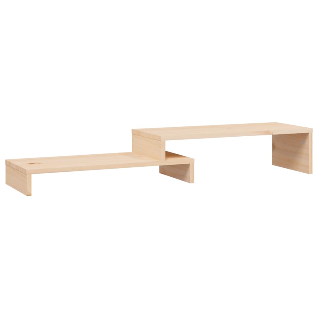 Monitorstandaard (52-101)x22x14 cm massief grenenhout is nu te koop bij PeponiXL, paradijselijk wonen!