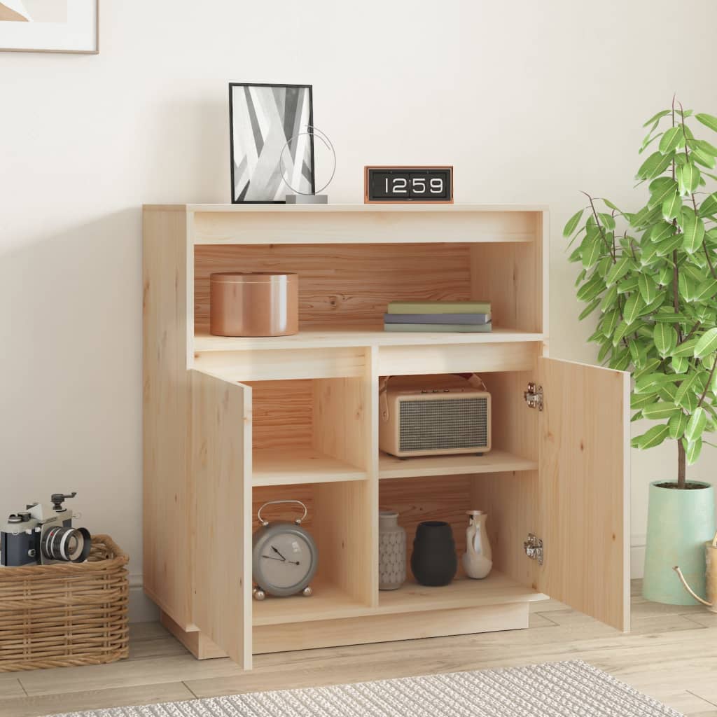 Dressoir 70x34x80 cm massief grenenhout is nu te koop bij PeponiXL, paradijselijk wonen!