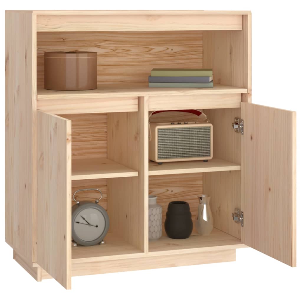 Dressoir 70x34x80 cm massief grenenhout is nu te koop bij PeponiXL, paradijselijk wonen!