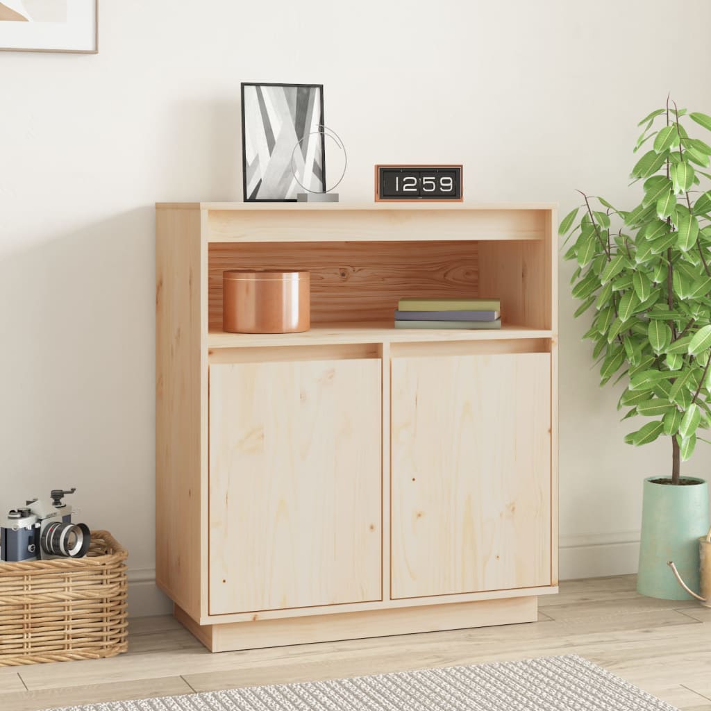 Dressoir 70x34x80 cm massief grenenhout is nu te koop bij PeponiXL, paradijselijk wonen!
