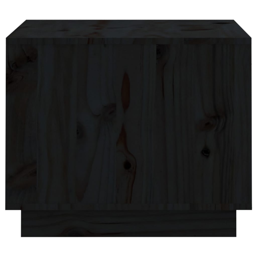 Salontafel 120x50x40,5 cm massief grenenhout zwart is nu te koop bij PeponiXL, paradijselijk wonen!