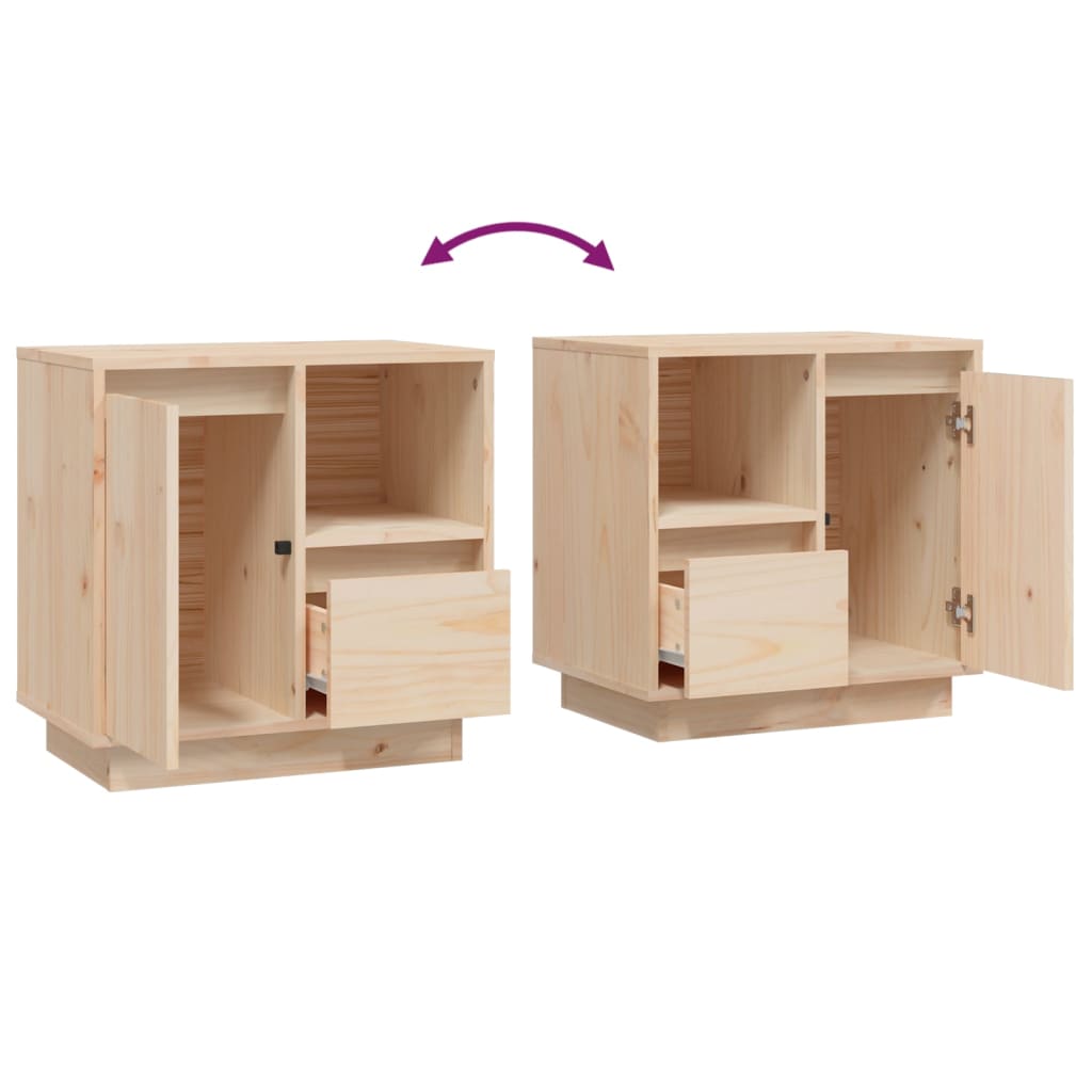 Nachtkastje 50x34x50 cm massief grenenhout is nu te koop bij PeponiXL, paradijselijk wonen!