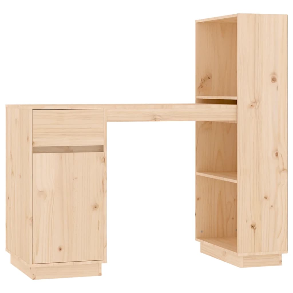 Bureau 110x53x117 cm massief grenenhout is nu te koop bij PeponiXL, paradijselijk wonen!