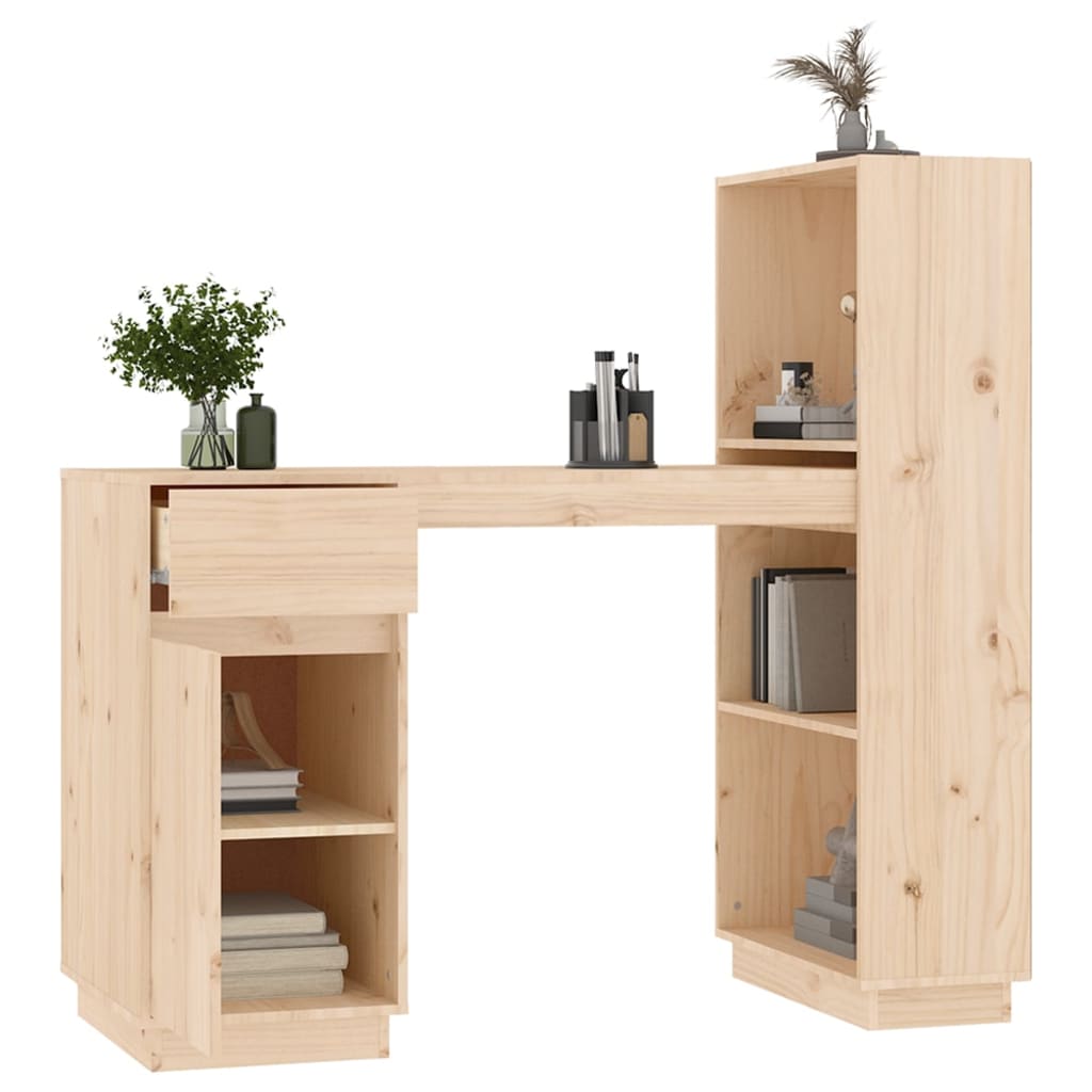 Bureau 110x53x117 cm massief grenenhout is nu te koop bij PeponiXL, paradijselijk wonen!