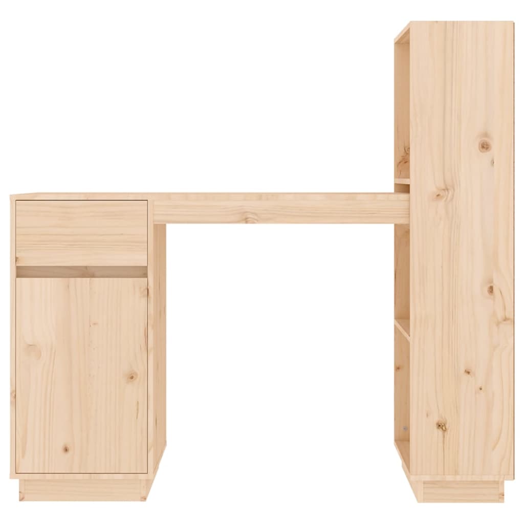 Bureau 110x53x117 cm massief grenenhout is nu te koop bij PeponiXL, paradijselijk wonen!