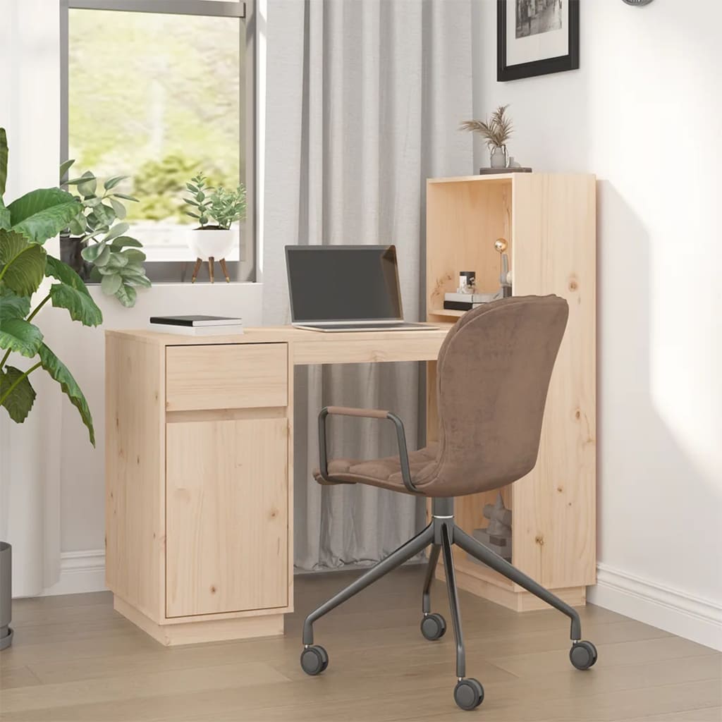 Bureau 110x53x117 cm massief grenenhout is nu te koop bij PeponiXL, paradijselijk wonen!