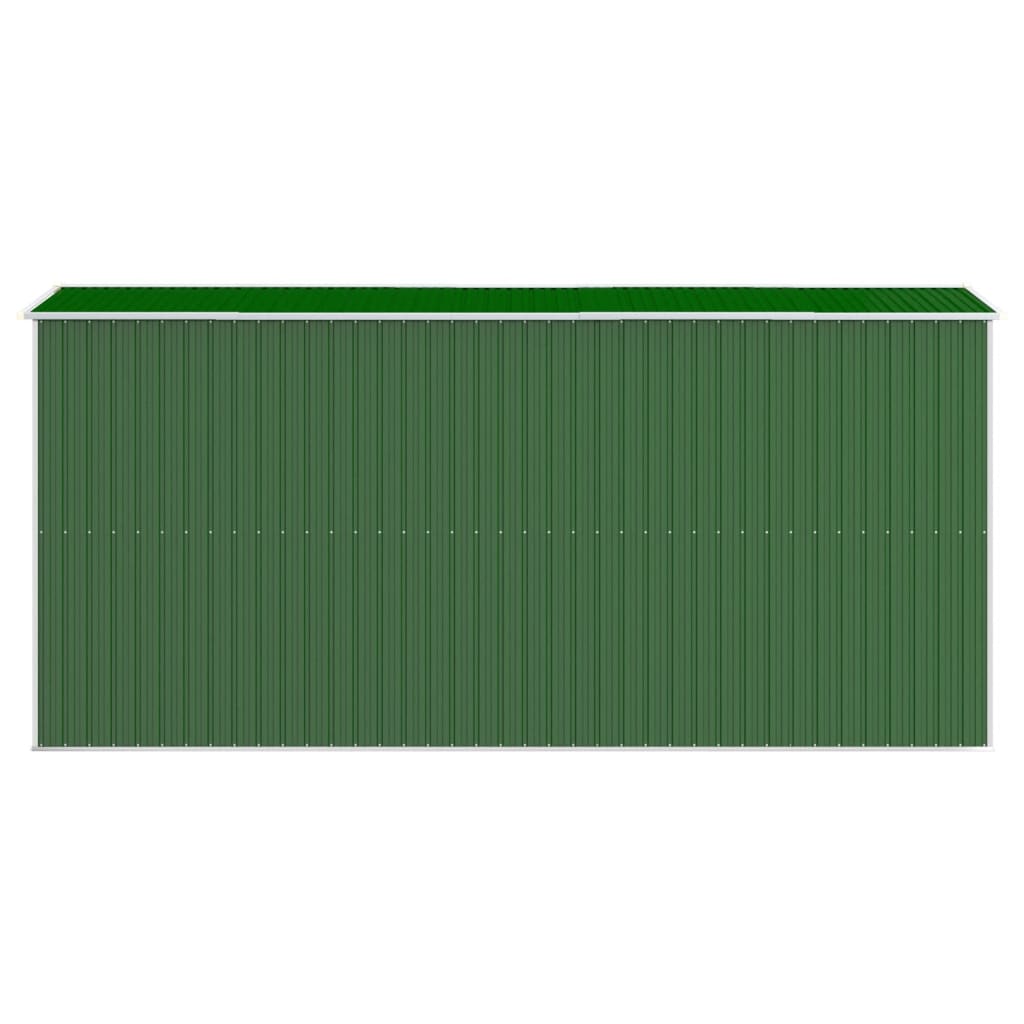 Tuinschuur 192x440x223 cm gegalvaniseerd staal groen is nu te koop bij PeponiXL, paradijselijk wonen!