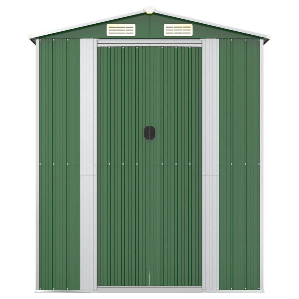 Tuinschuur 192x855x223 cm gegalvaniseerd staal groen is nu te koop bij PeponiXL, paradijselijk wonen!