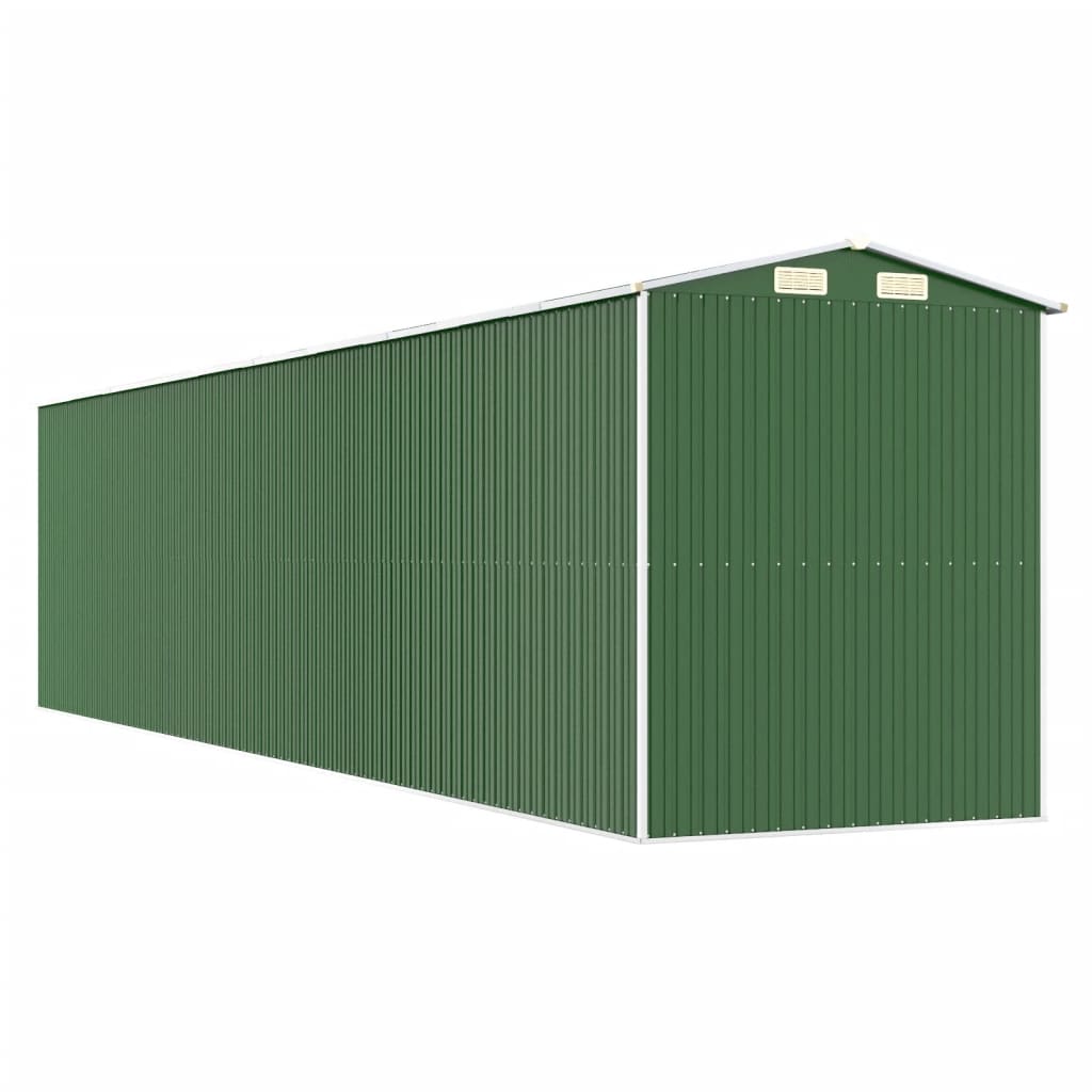 Tuinschuur 192x855x223 cm gegalvaniseerd staal groen is nu te koop bij PeponiXL, paradijselijk wonen!