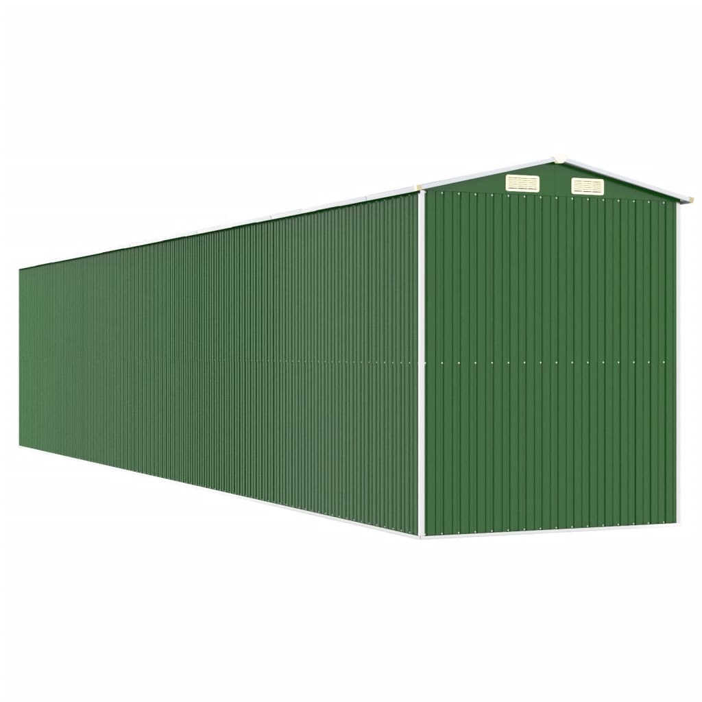 Tuinschuur 192x1021x223 cm gegalvaniseerd staal groen is nu te koop bij PeponiXL, paradijselijk wonen!