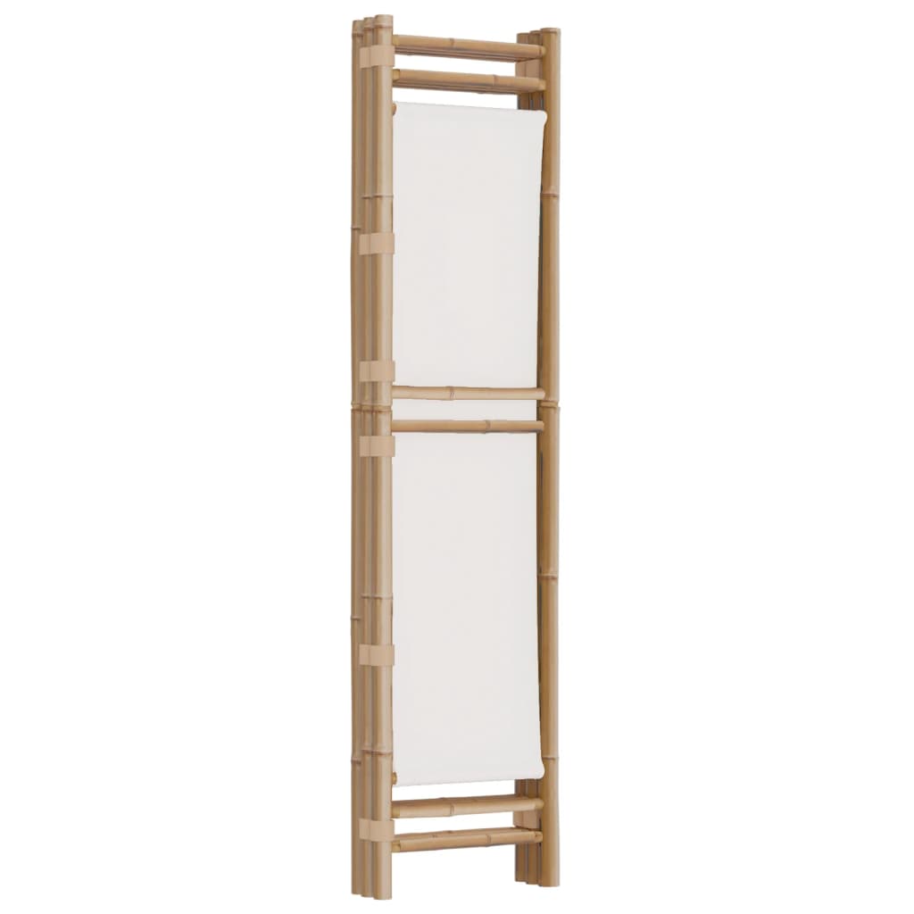 Kamerscherm 3-panelen inklapbaar 120 cm bamboe en canvas is nu te koop bij PeponiXL, paradijselijk wonen!
