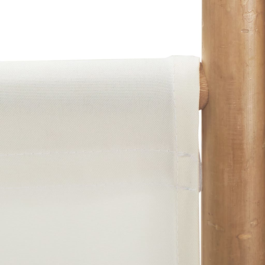 Kamerscherm 5-panelen inklapbaar 200 cm bamboe en canvas is nu te koop bij PeponiXL, paradijselijk wonen!