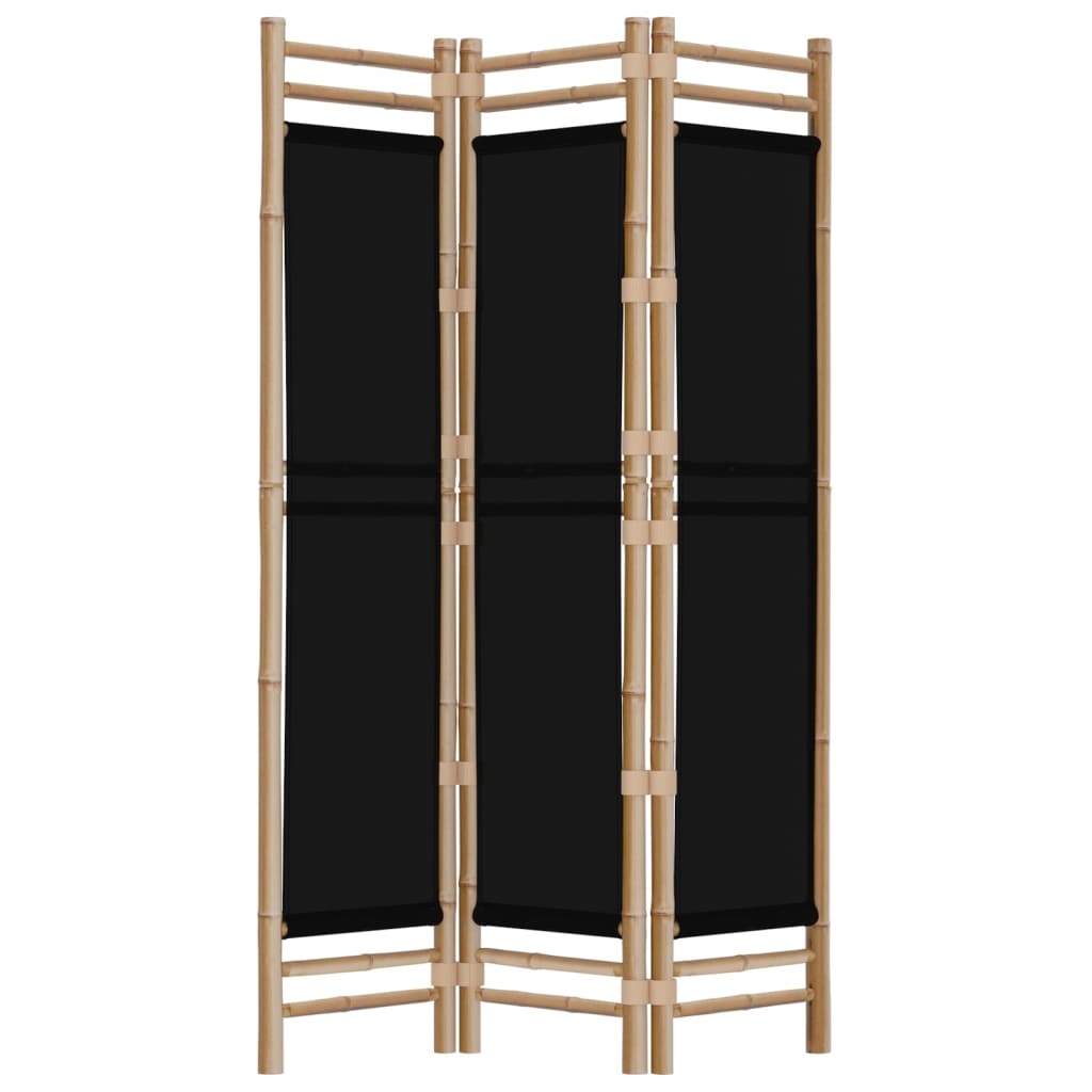 Kamerscherm 3-panelen inklapbaar 120 cm bamboe en canvas is nu te koop bij PeponiXL, paradijselijk wonen!