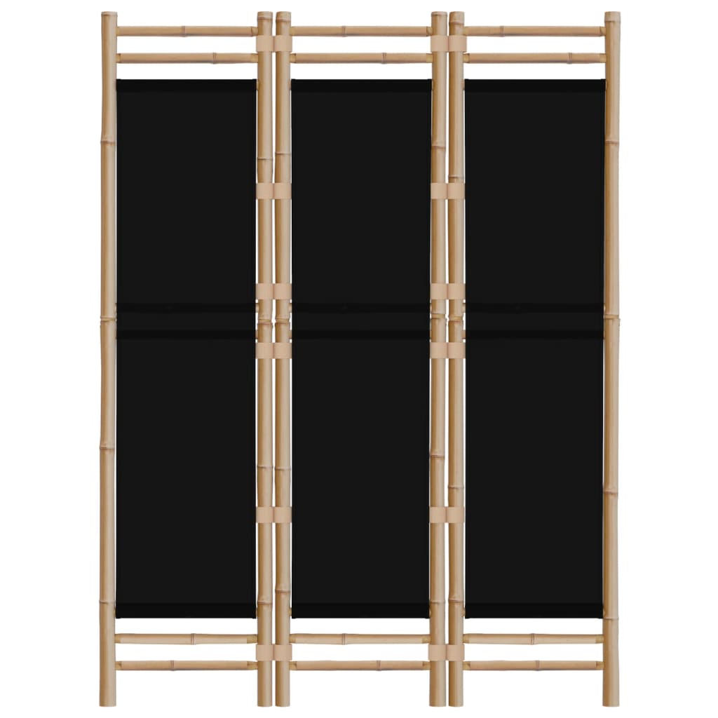 Kamerscherm 3-panelen inklapbaar 120 cm bamboe en canvas is nu te koop bij PeponiXL, paradijselijk wonen!