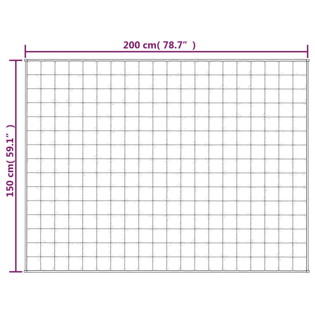 Verzwaringsdeken 150x200 cm 11 kg stof grijs is nu te koop bij PeponiXL, paradijselijk wonen!