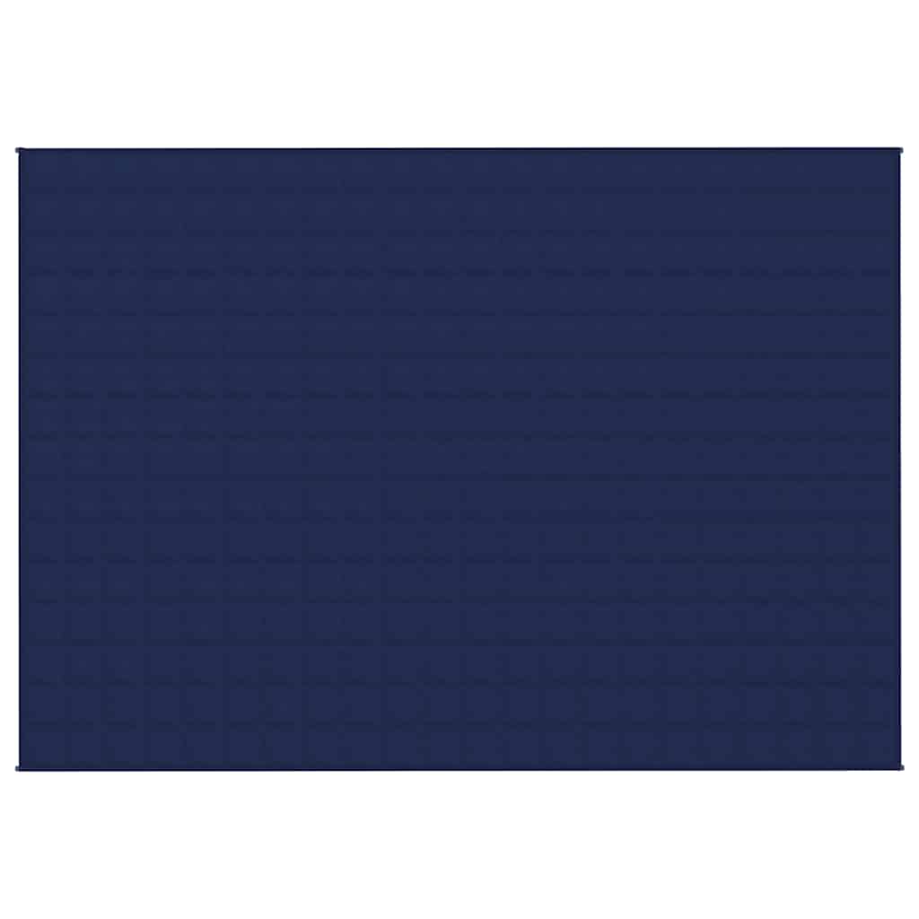 Verzwaringsdeken 155x220 cm 7 kg stof blauw is nu te koop bij PeponiXL, paradijselijk wonen!