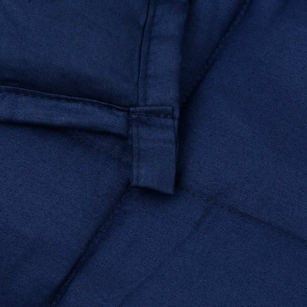 Verzwaringsdeken 220x235 cm 11 kg stof blauw is nu te koop bij PeponiXL, paradijselijk wonen!