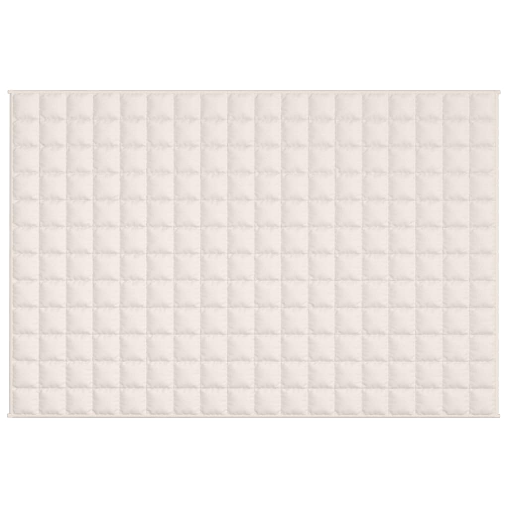 Verzwaringsdeken 120x180 cm 5 kg stof lichtcrèmekleurig is nu te koop bij PeponiXL, paradijselijk wonen!