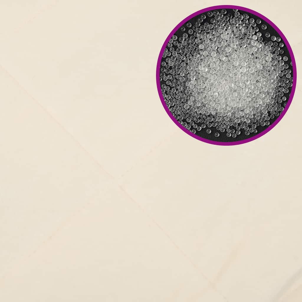 Verzwaringsdeken 155x220 cm 7 kg stof lichtcrèmekleurig is nu te koop bij PeponiXL, paradijselijk wonen!