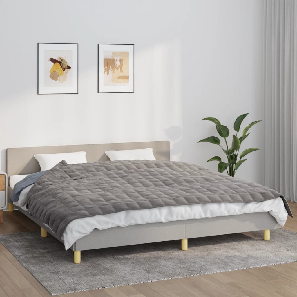 Verzwaringsdeken 155x220 cm 11 kg stof grijs is nu te koop bij PeponiXL, paradijselijk wonen!