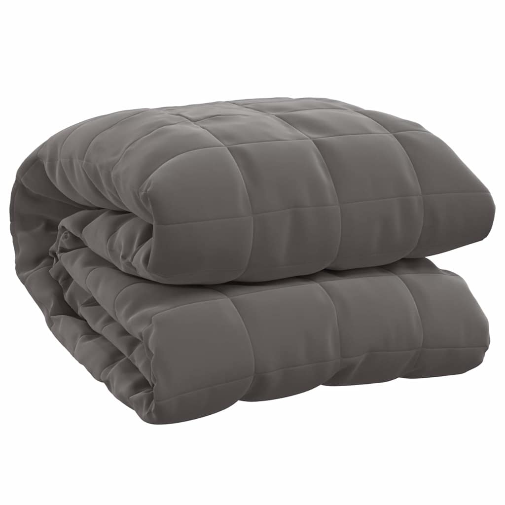 Verzwaringsdeken 200x200 cm 13 kg stof grijs is nu te koop bij PeponiXL, paradijselijk wonen!