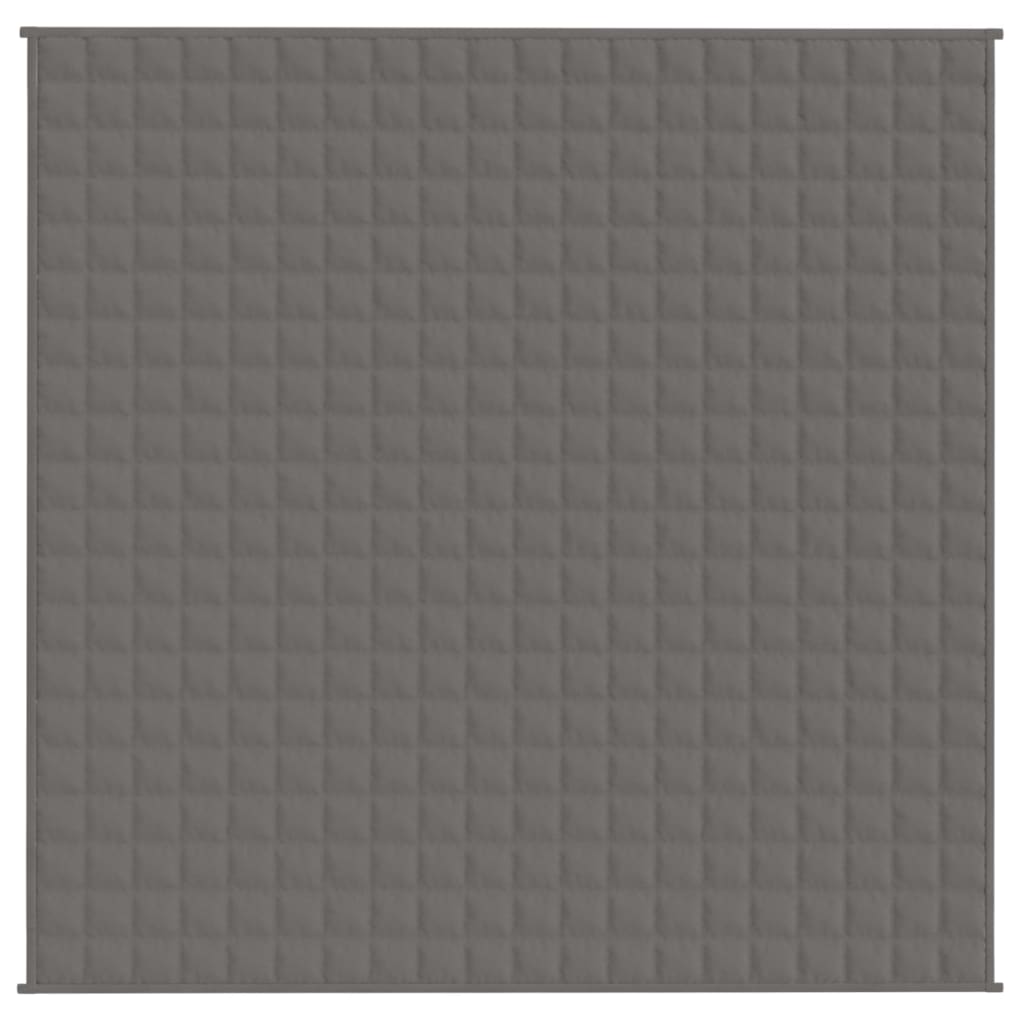 Verzwaringsdeken 200x200 cm 13 kg stof grijs is nu te koop bij PeponiXL, paradijselijk wonen!