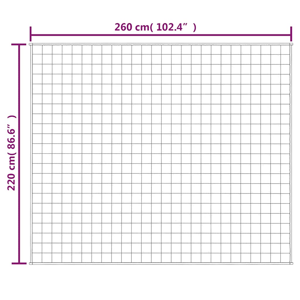 Verzwaringsdeken 220x260 cm 11 kg stof grijs is nu te koop bij PeponiXL, paradijselijk wonen!