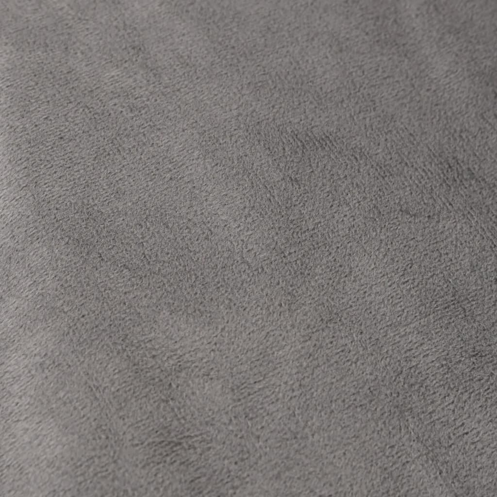 Verzwaringsdeken met hoes 155x220 cm 7 kg stof grijs is nu te koop bij PeponiXL, paradijselijk wonen!