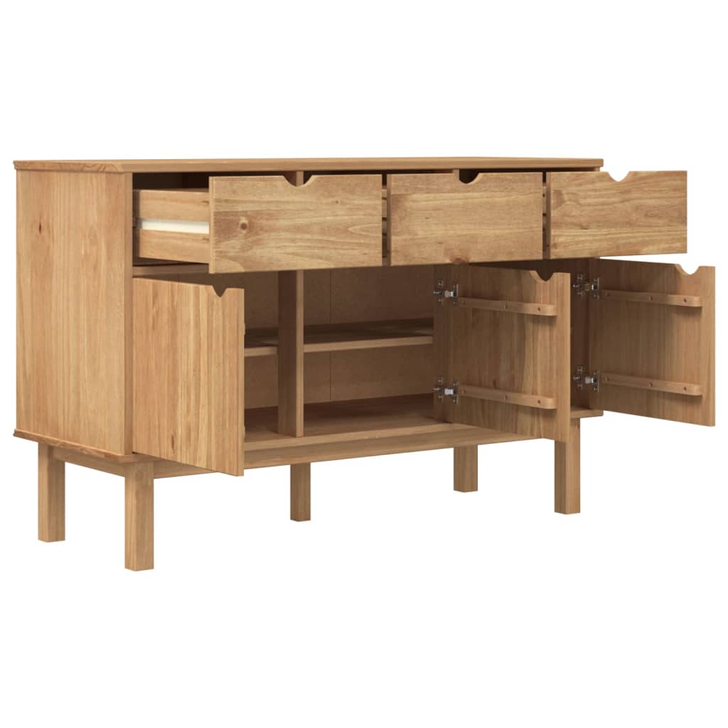 Dressoir OTTA 114x43x73,5 cm massief grenenhout is nu te koop bij PeponiXL, paradijselijk wonen!
