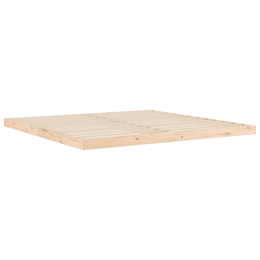 Bedframe massief grenenhout 200x200 cm is nu te koop bij PeponiXL, paradijselijk wonen!