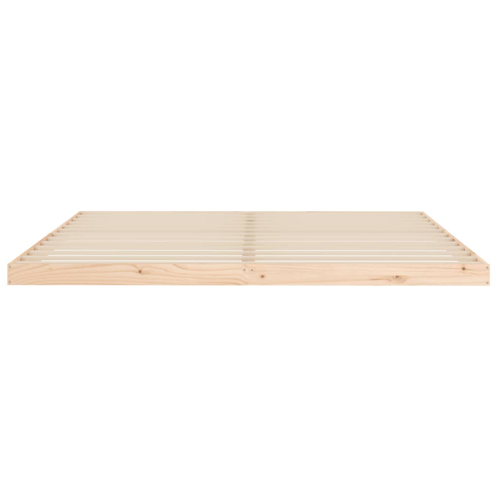 Bedframe massief grenenhout 200x200 cm is nu te koop bij PeponiXL, paradijselijk wonen!