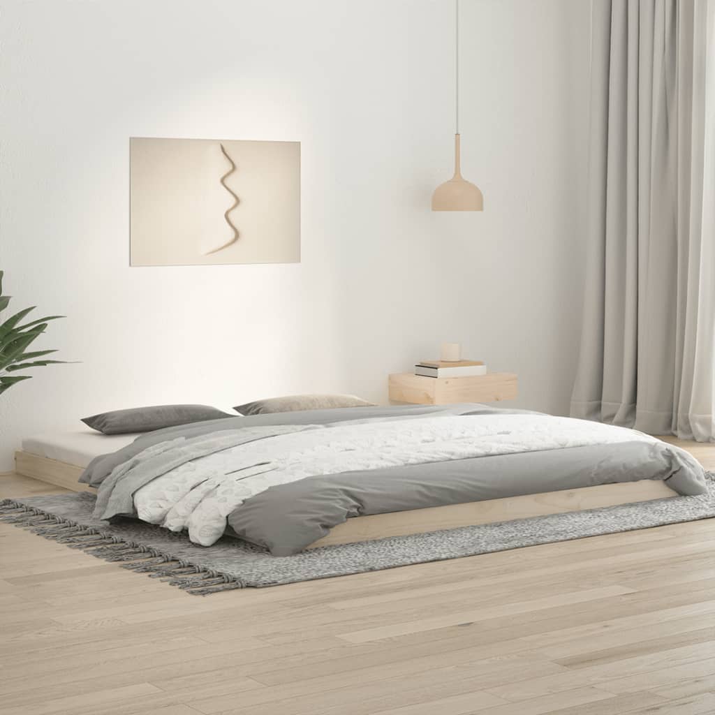 Bedframe massief grenenhout 180x200 cm is nu te koop bij PeponiXL, paradijselijk wonen!