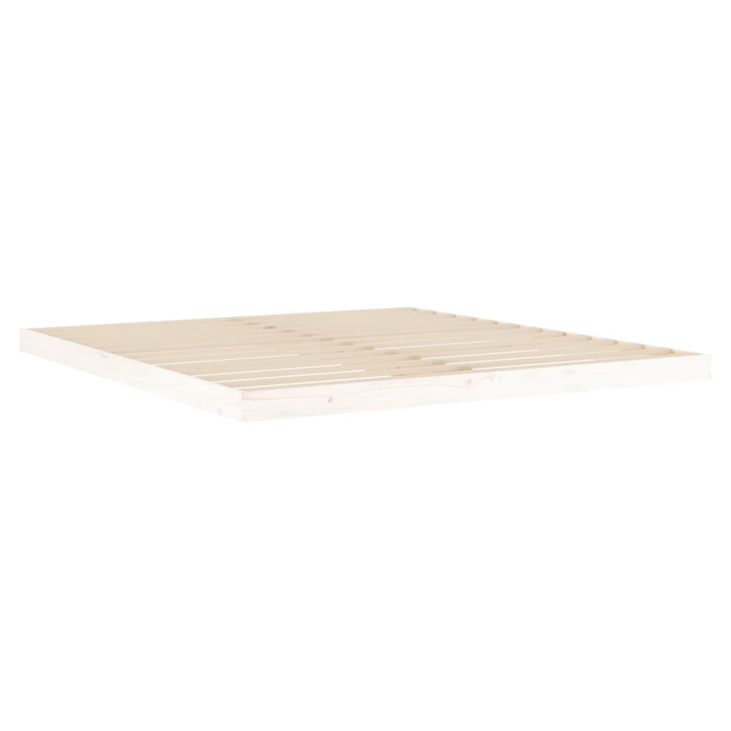 Bedframe massief grenenhout wit 180x200 cm is nu te koop bij PeponiXL, paradijselijk wonen!