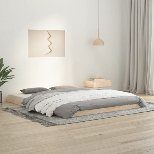 Bedframe massief grenenhout 160x200 cm is nu te koop bij PeponiXL, paradijselijk wonen!