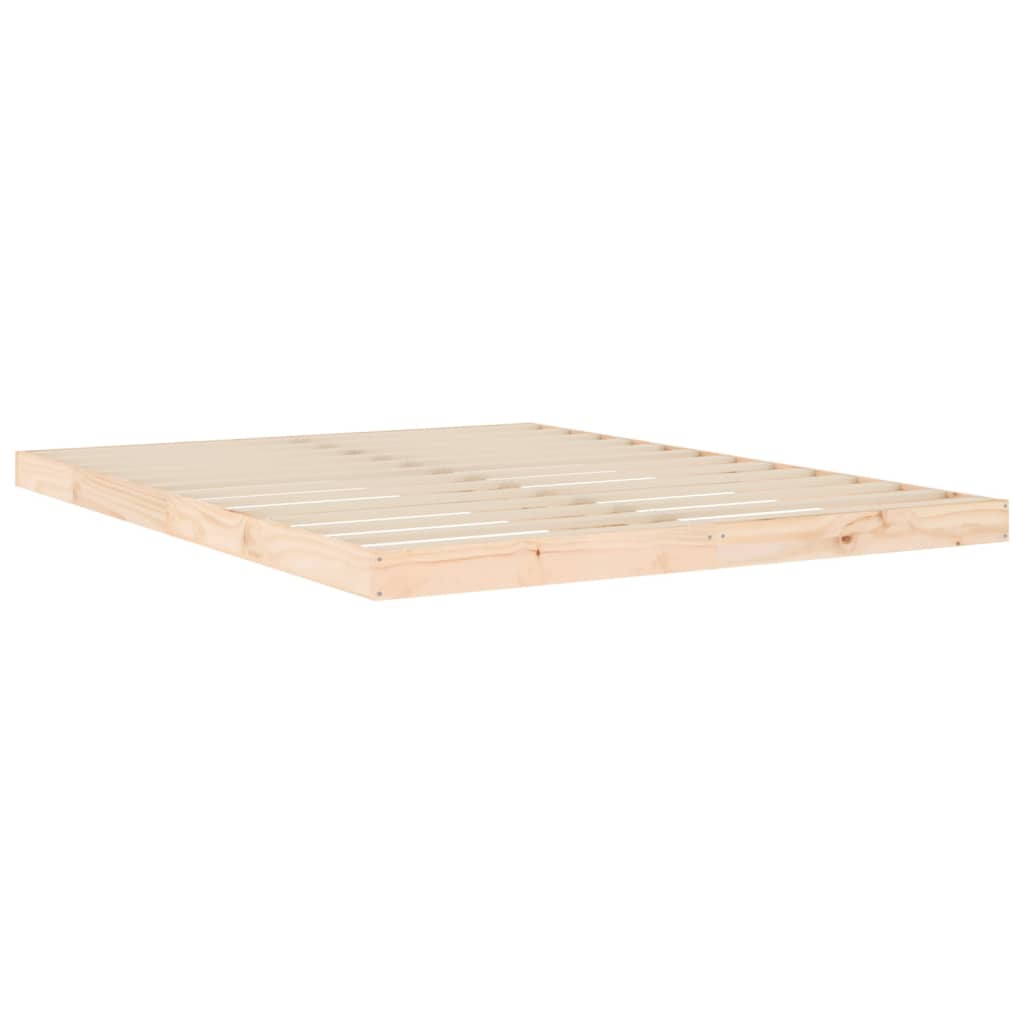 Bedframe massief grenenhout 150x200 cm is nu te koop bij PeponiXL, paradijselijk wonen!