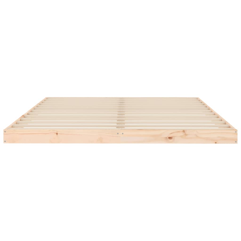 Bedframe massief grenenhout 150x200 cm is nu te koop bij PeponiXL, paradijselijk wonen!
