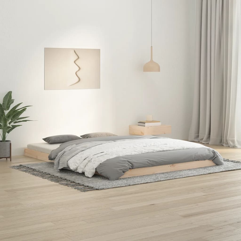 Bedframe massief grenenhout 140x200 cm is nu te koop bij PeponiXL, paradijselijk wonen!
