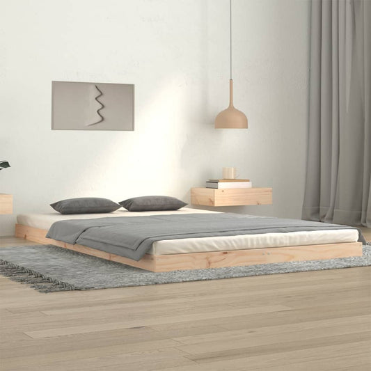 Bedframe massief grenenhout 120x200 cm is nu te koop bij PeponiXL, paradijselijk wonen!