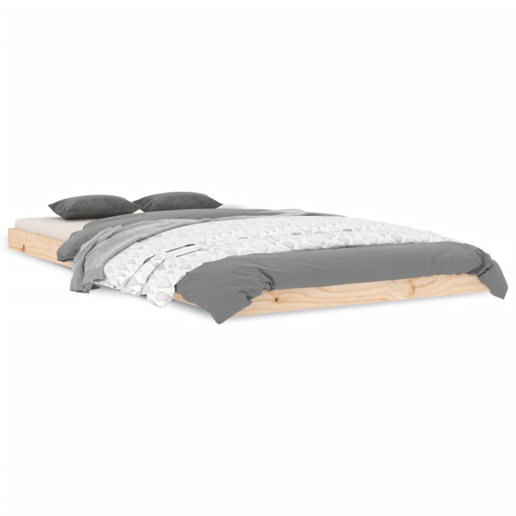 Bedframe massief grenenhout 100x200 cm is nu te koop bij PeponiXL, paradijselijk wonen!