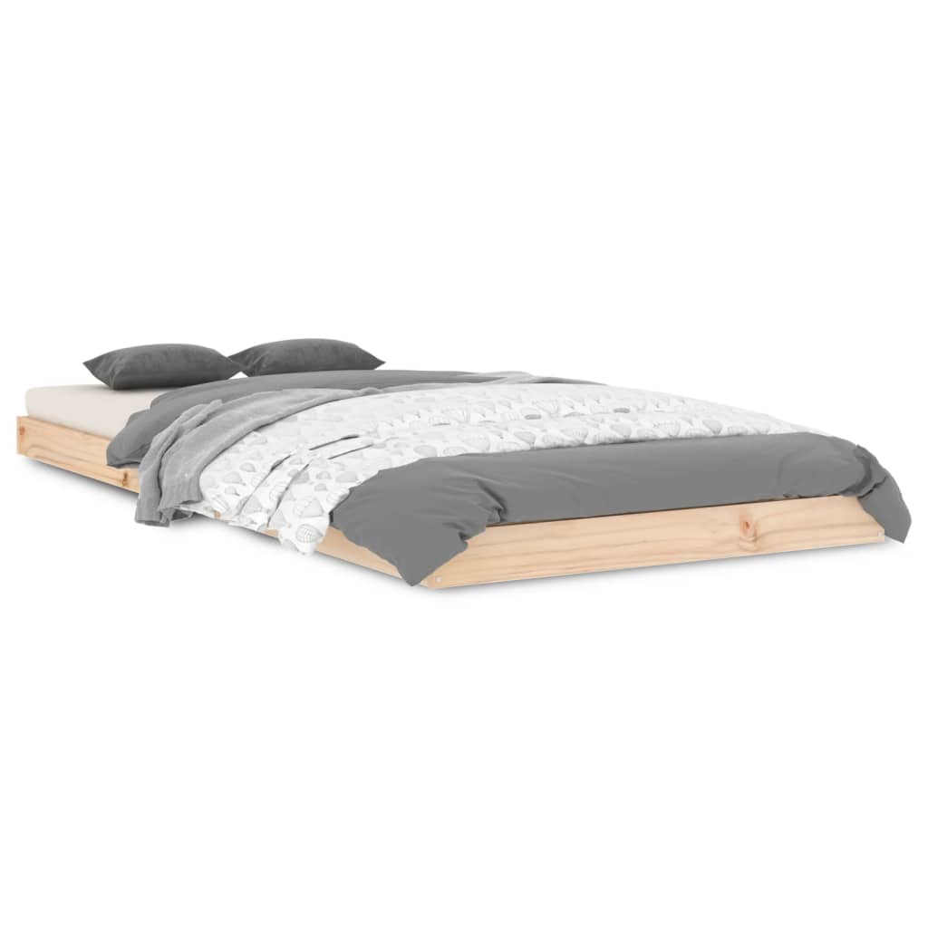 Bedframe massief grenenhout 90x200 cm is nu te koop bij PeponiXL, paradijselijk wonen!