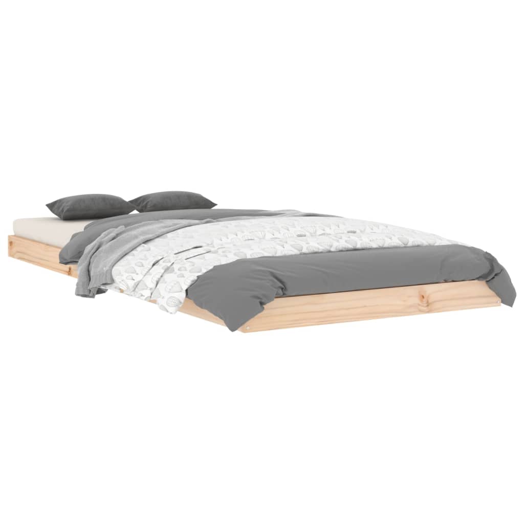 Bedframe massief grenenhout 90x200 cm is nu te koop bij PeponiXL, paradijselijk wonen!