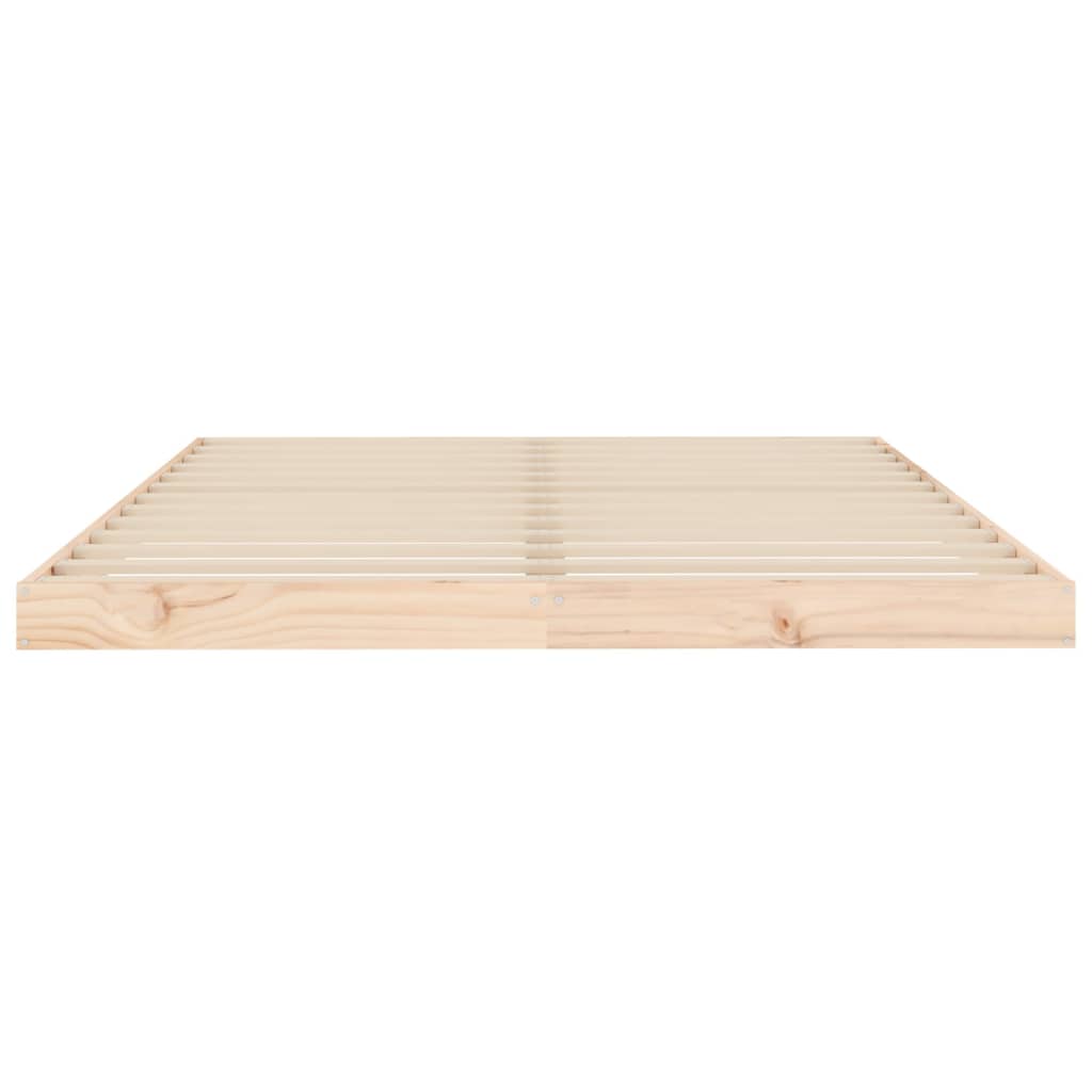 Bedframe massief grenenhout 140x190 cm is nu te koop bij PeponiXL, paradijselijk wonen!