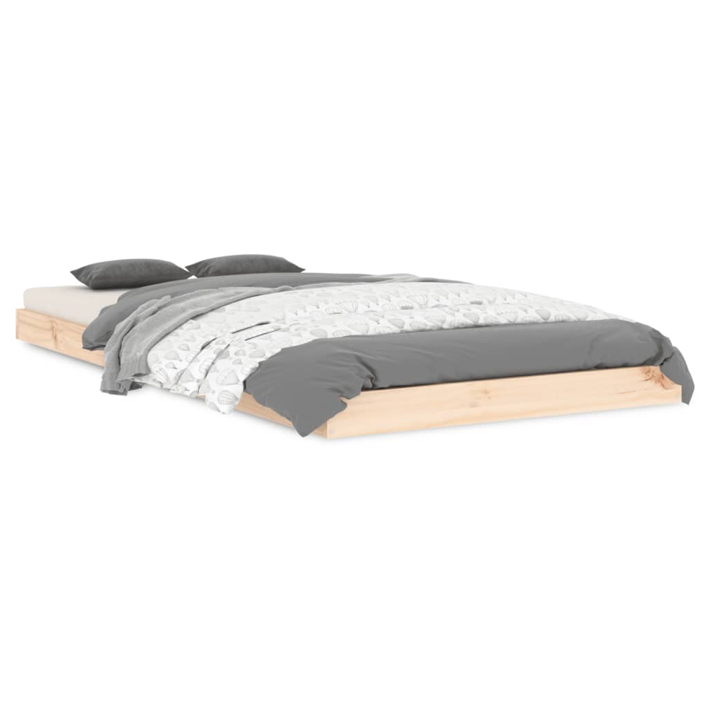 Bedframe massief grenenhout 90x190 cm is nu te koop bij PeponiXL, paradijselijk wonen!