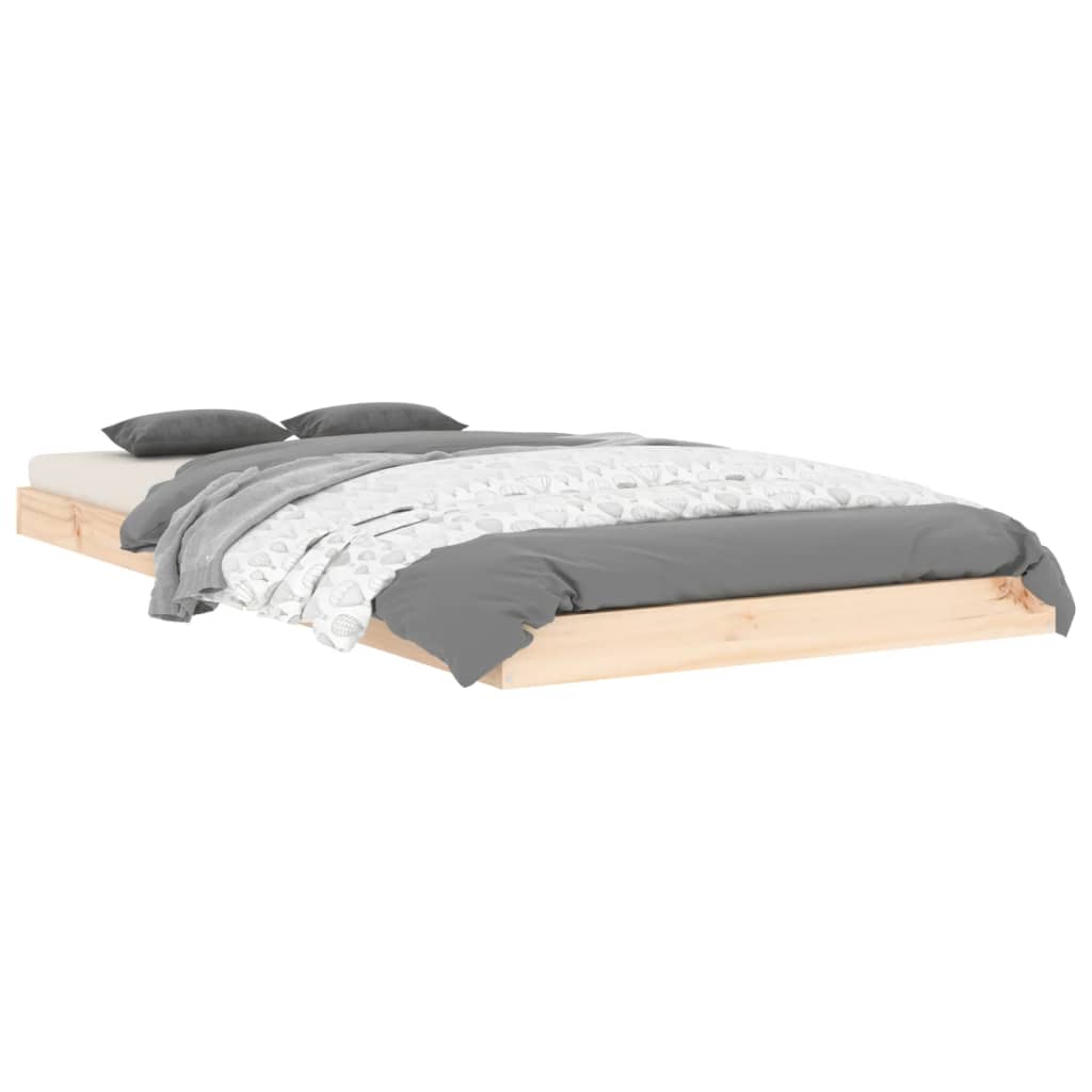 Bedframe massief grenenhout 90x190 cm is nu te koop bij PeponiXL, paradijselijk wonen!