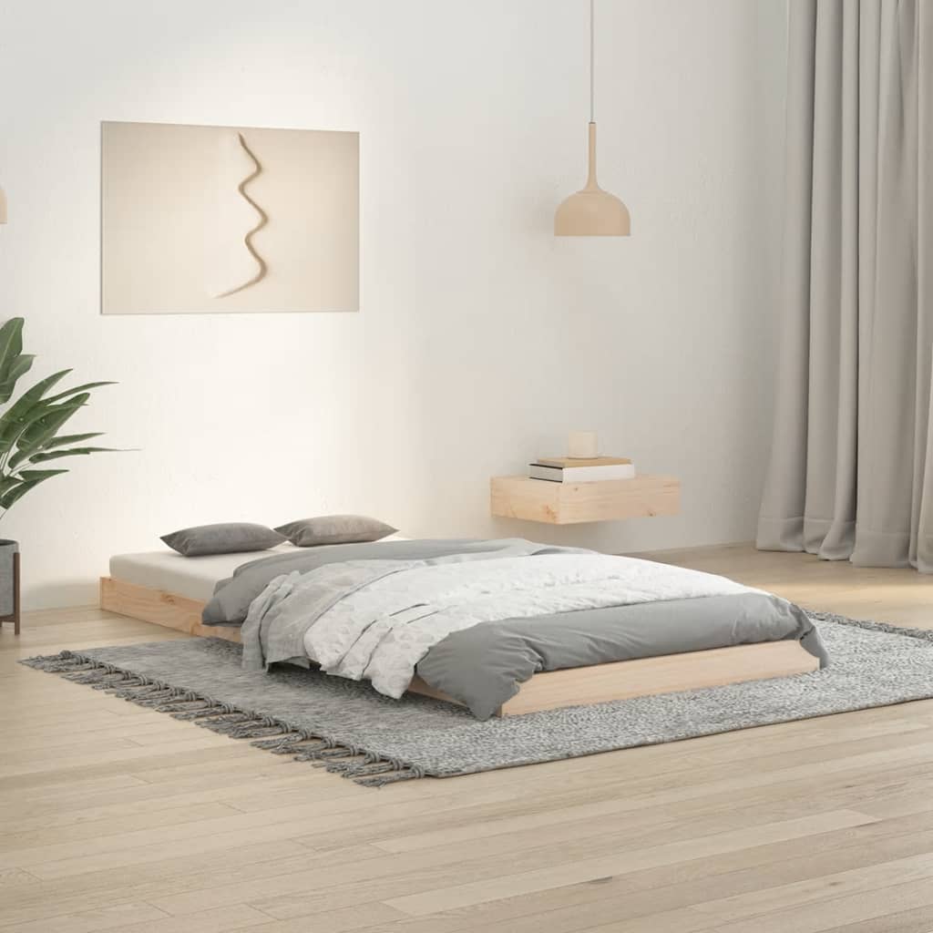 Bedframe massief grenenhout 90x190 cm is nu te koop bij PeponiXL, paradijselijk wonen!