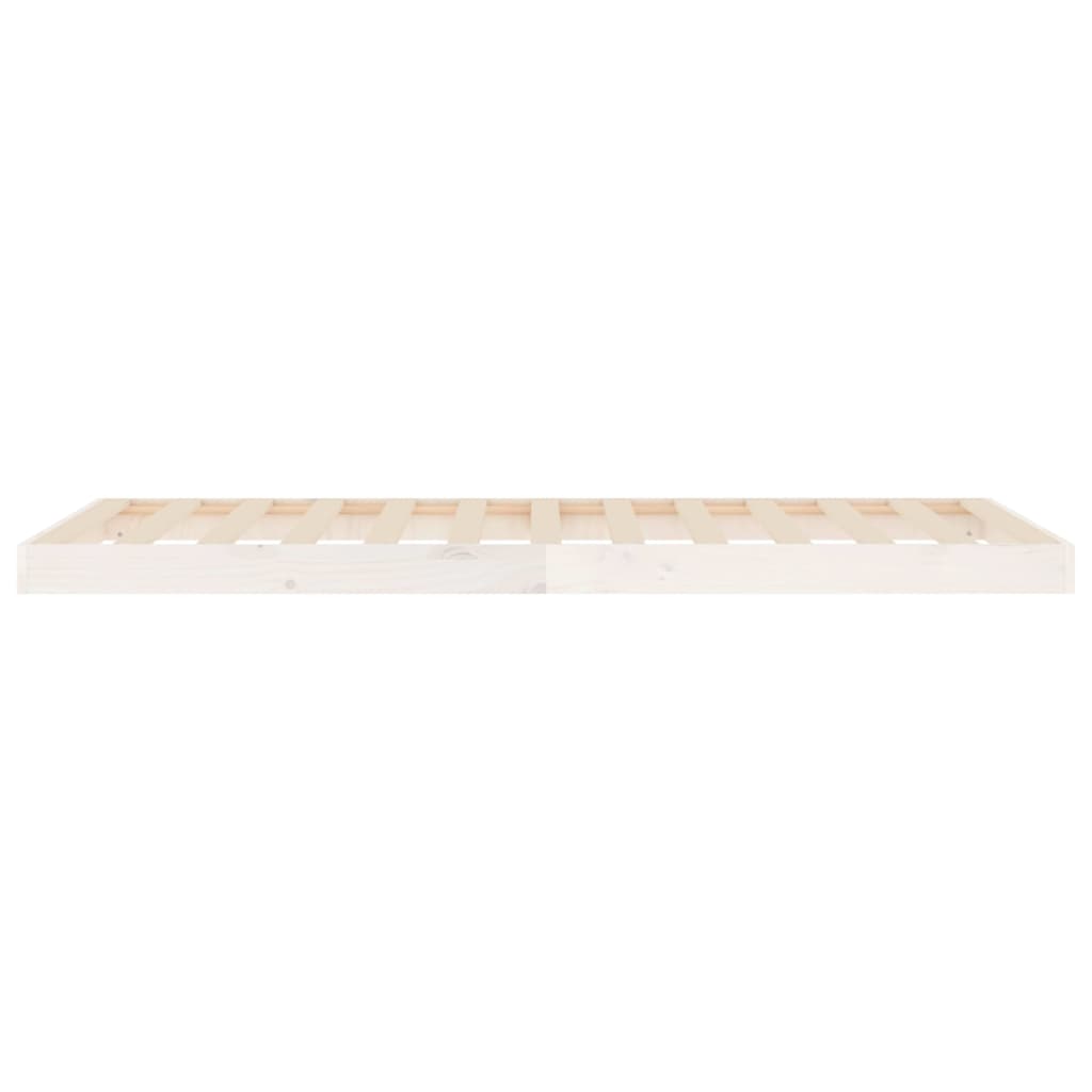 Bedframe massief grenenhout wit 90x190 cm is nu te koop bij PeponiXL, paradijselijk wonen!