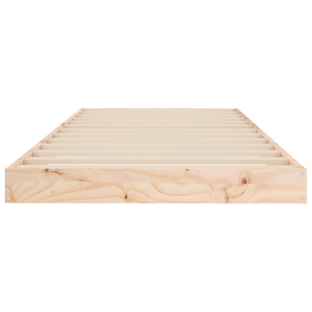 Bedframe massief grenenhout 75x190 cm is nu te koop bij PeponiXL, paradijselijk wonen!